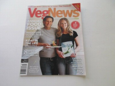 Veg News Annual Food Issue Vegan Eateries 6 Course Feast Oct 2014 