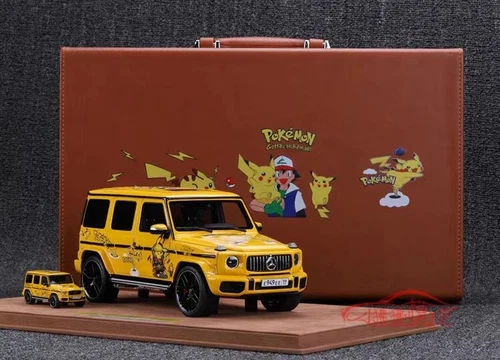 1/64 + 1/18 VIP Models Mercedes-Benz G63 AMG Pokemon Pikachu Livery - Picture 2 of 17