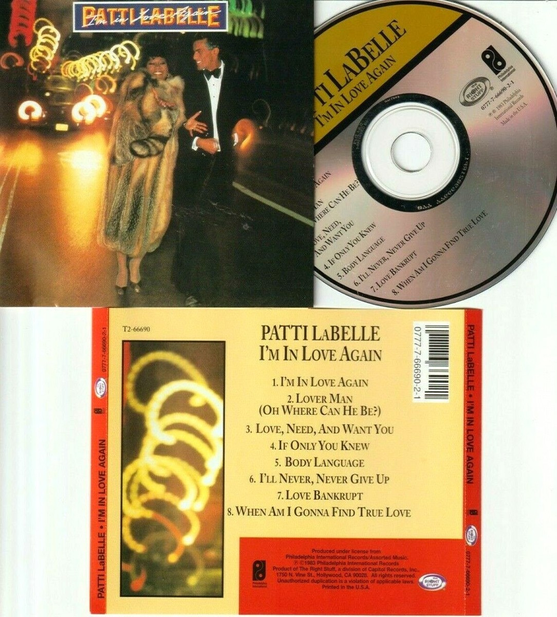 Patti LaBelle I'm In Love Again Third Pressing (CD, 1993) LIKE NEW