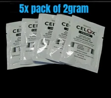 Celox First Aid 5pk Traumatic Wound STOPS Bleeding Fast Bandage Kit 2g Exp2026