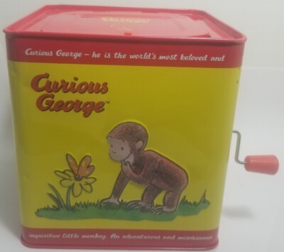 Schylling Classic Curious George Musical Jack (monkey) in the Box Toy  19649200368|