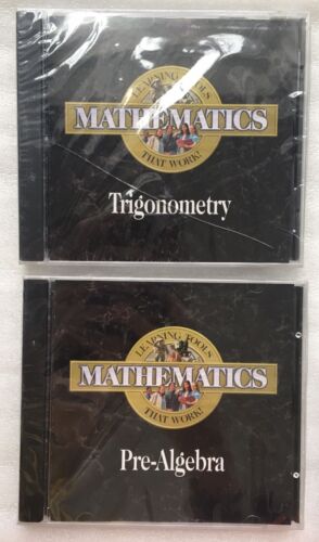 ProOne Learn Mathematics CD-ROM Lot NEW SEALED Pre-Algebra & Trigonometry