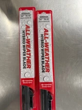 2007-2021 TOYOTA TUNDRA FRONT WIPER BLADES TOYOTA GENUINE REPLACEMENT BLADES