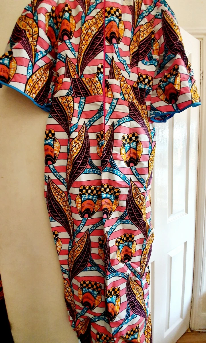 AFRICAN PRINT WRAP DRESS FLOOR LENGTH DRESSES ANKARA WAX SIZES