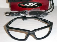 Wiley X "Trigger" FRAMES ONLY ~ Sunglasses, Safety, Eye ~ Black Wrap Z87-2 ~