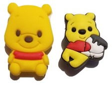 Pooh Bear NEW 2pc Shoe Charms For Shoes, Bracelets, Crafts  More 