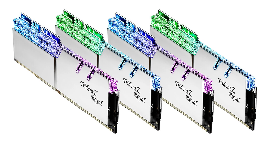 32GB G.Skill DDR4 Trident Z Royal Silver 3600Mhz PC4 28800 CL14