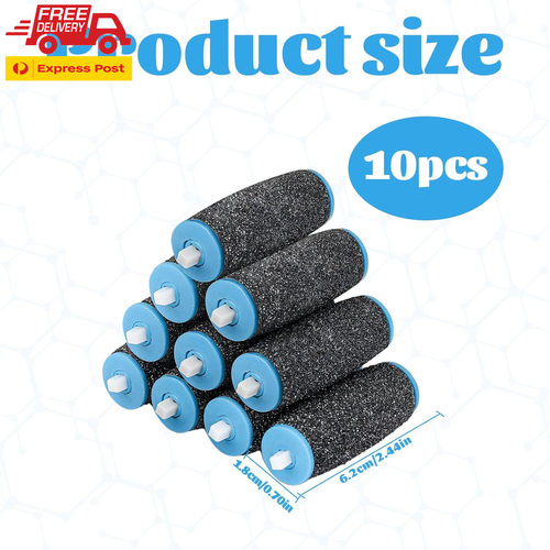 Replacement for Scholl Foot File Refill, 10 Pcs Foot Roller, Foot Callus Remover - Picture 2 of 6