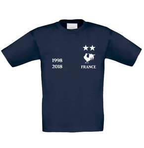 tee shirt champion du monde 2018 2 étoiles
