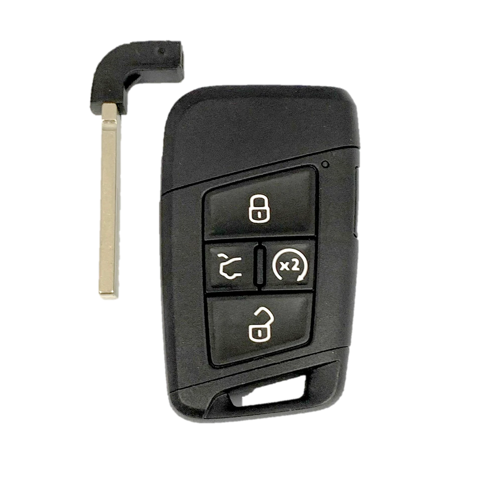 Volkswagen Tiguan 2018 2019 OEM control remoto 5B + llave sin cortar 3G0,959,754,T - KR5FS14-US Foto 3 de 4