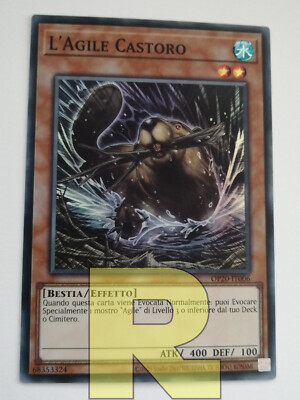 L'Agile Biber / Nimble Beaver  Super Rare  OP20-IT006  Italienisch