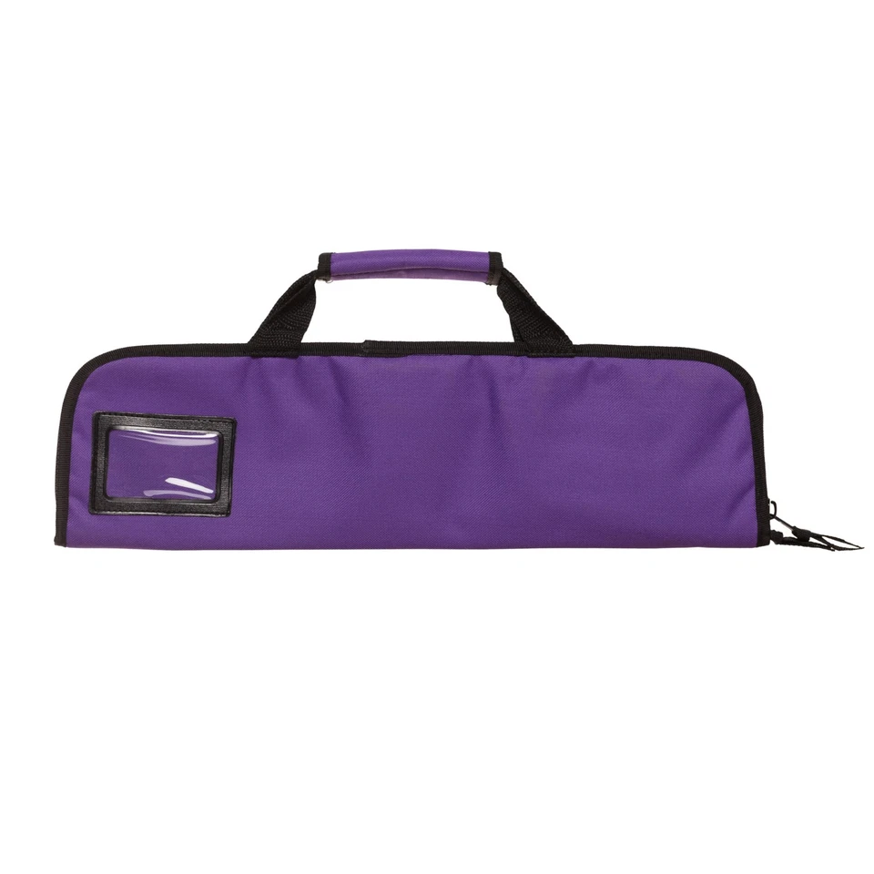5 POCKET CHEF Knife Case Roll Bag knife bag chef bag knife roll Ergo Chef Purple - Image 2 of 4