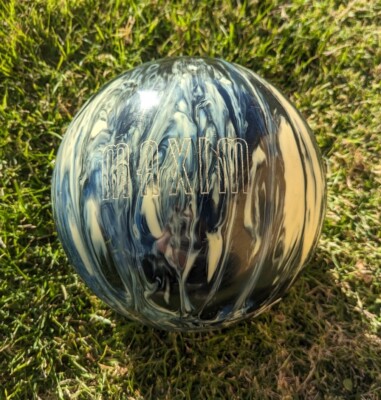 Ebonite Maxim Undrilled 15+lb. Blue Swirl Bowling Ball - Made In USA