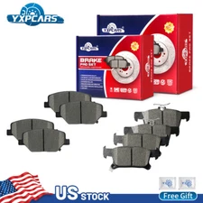 For 2016 2017 2018- 2020 Buick Envision Front & Rear Ceramic Disc Brake Pads Kit