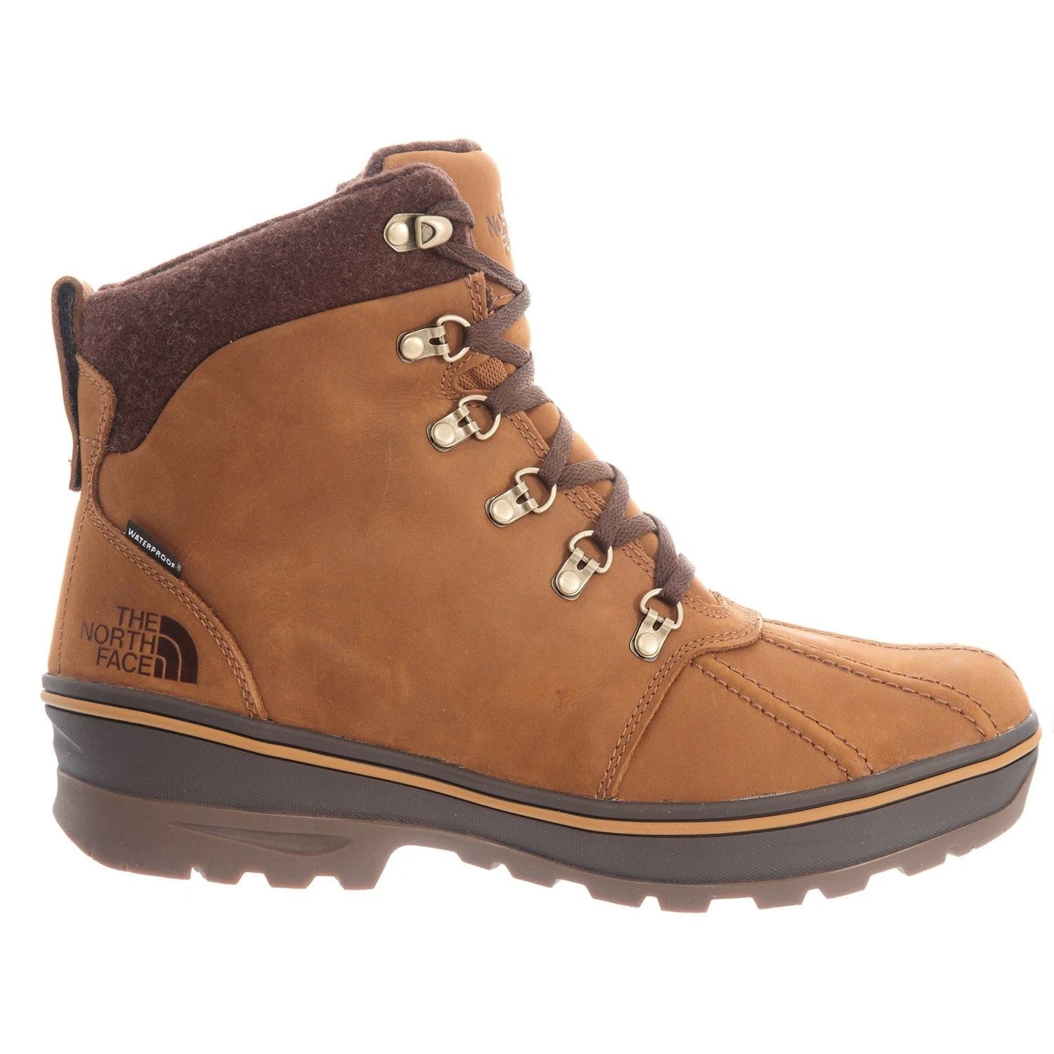 The North Face Ballard Duck Boots Dachshund Brown/Dijon Brown Mens Sz 8.5
