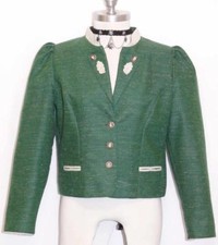 HAMMERSCHMID / WOOL  LINEN  Women SUMMER German Dress Suit JACKET Coat 40 10 M