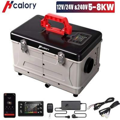 Hcalory TC 2S 8KW Bluetooth Diesel Luftheizung DC12V/24V & AC240Vor Wohnwagen Wohnmobil