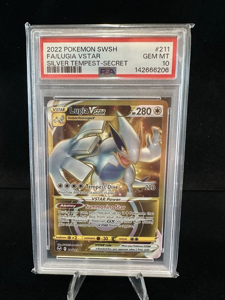 Pokémon TCG Grade 10 Lugia Individual Collectible Card Game Cards