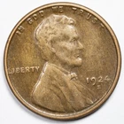1924-S Extremely Fine (XF) Lincoln Wheat Penny Cent San Francisco Mint