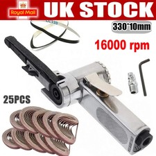 Air Belt Sander Grinder with Sanding Belts for Air Compressor Pneumatic Tool Set