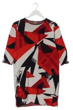 COS Strickkleid Damen Kleid Gr. DE 36 rot-weiß-schwarz Casual-Look