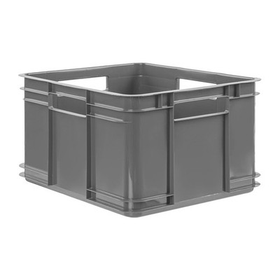 keeeper Aufbewahrungsbox mit Tragegriffen Box XL, Procyclen, 28L, Bruno Eco Grau
