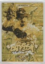 2017 Topps Fire Monikers Gold Minted Catfish Hunter #M-36 HOF 2he