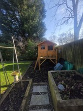 Double Storey Pre-treated High Quality Wooden Playhouse 6 x 6 (1.78m x 1.78m)