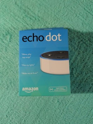 Echo Dot 2nd Generation Smart Speaker w/Alexa White Color (Brand New Sealed)