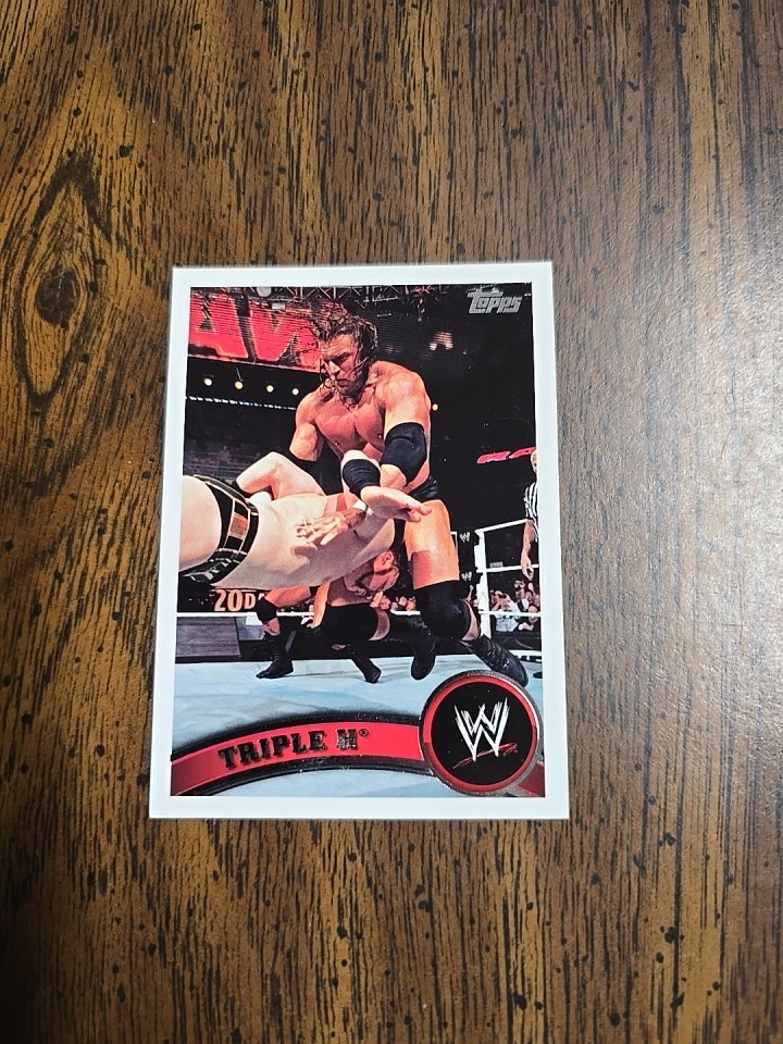 2011 Topps WWE Triple H #80