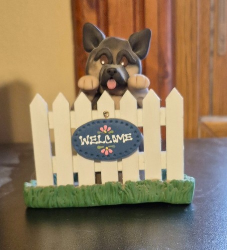 Cute Norwegian Elkhound  Welcome Sign