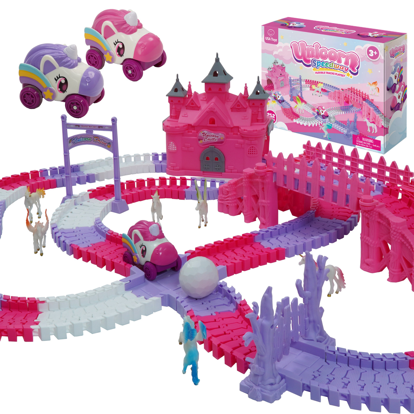 USA Toyz Unicorn Speedway Tracks 252pc