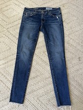AG ADRIANO GOLDSCHMIED AG-ED DENIM The Legging Ankle Super Skinny Jeans Sz 27