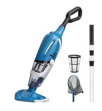 Pool Vacuum for Above Ground Pool, 2025 Upgraded Pool Vacuum with A Telescopi...