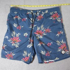 O'Neill Cruzers Swimwear Trunks Men's Sz M Blue Drawstring Beachwear Beachwear