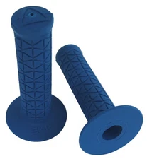 AME old school BMX bicycle grips - TRI - BLUE