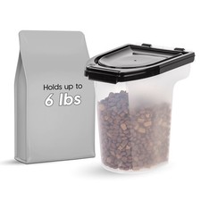 6.5 Lbs WeatherPro Airtight Pet Food Storage ...