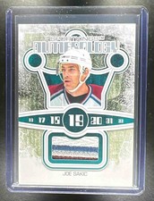 2010 Sportkings Series D Numerology Relic Silver MEM #/19 Joe Sakic