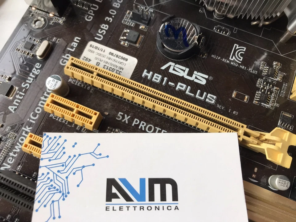 Scheda madre LGA 1150 ASUS H81-PLUS CPU Intel Core i7-4790 16GB DDR3 USB3.0 - Immagine 4 di 4