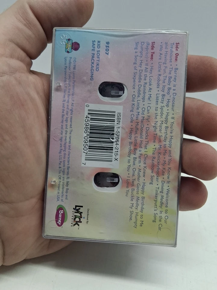 Barney's Big Surprise! Live On Stage Audio Cassette 1998 RARE SEALED NEW  - Image 2 of 4