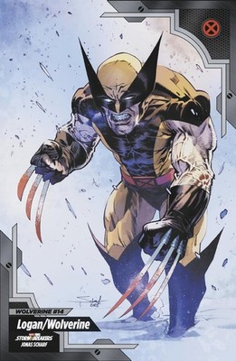WOLVERINE #14 JONAS SCHARF X-MEN TRADING CARD VARIANT (MARVEL COMICS 2025)