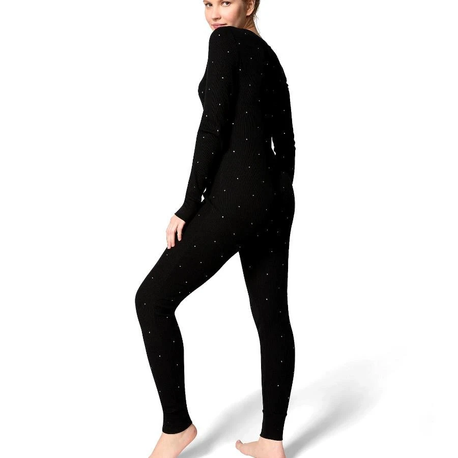 Mono Victoria's Secret ROSA Térmico Bling Largo Jane XL *Negro Bling* NUEVO Foto 3 de 3