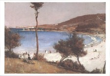 Tom Roberts "Holiday sketch at Coogee" 1888 Australian Art Postcard