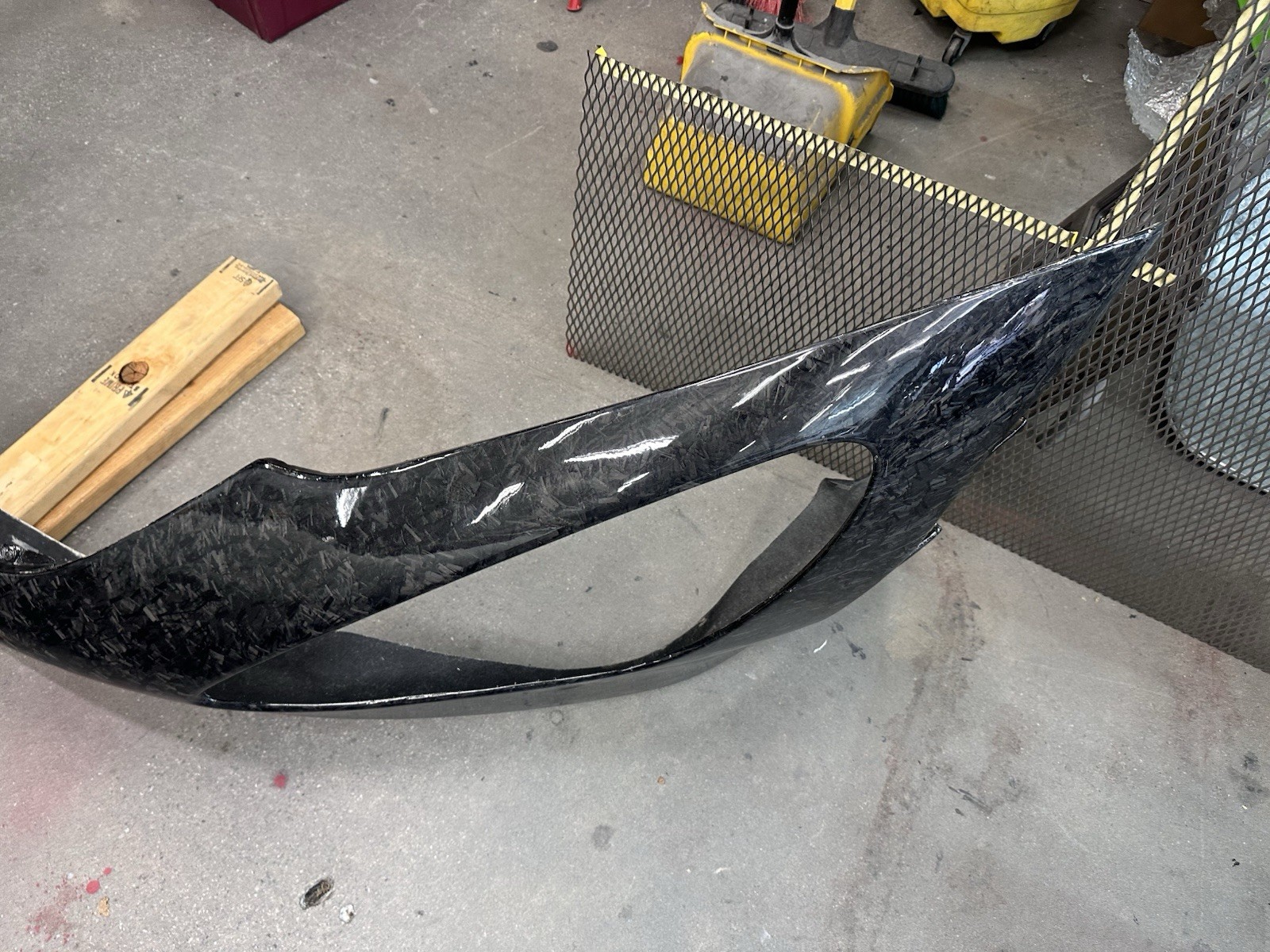 McLaren 720s Front Bumper Carbon Forged Carbon ( Minor Damage )