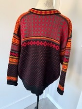 VTG men Dale Of Norway Sweater Wool Fair Isle Nordic Knit Pullover Winter sz M