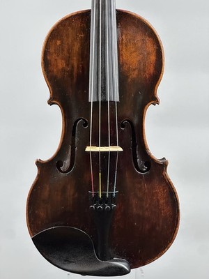 Alte Antike kleine Bratsche Viola mit Zettel  Violine Violin Violon alto Geige
