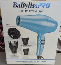 BaBylissPRO Nano Titanium Turbo Xtreme 1875W Professional Hair Dryer – NEW