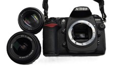 Nikon D200 fotocamera reflex digitale con 2 obiettivi "13468 scatti"
