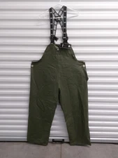 NEW Helly Hansen Mandel Bib Pants Men’s XL Green PVC Waterproof Workwear NWT