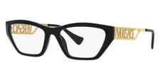 Versace Irregular Woman Eyeglasses '0VE3327U 'GB1 55mm 'Black - NEW